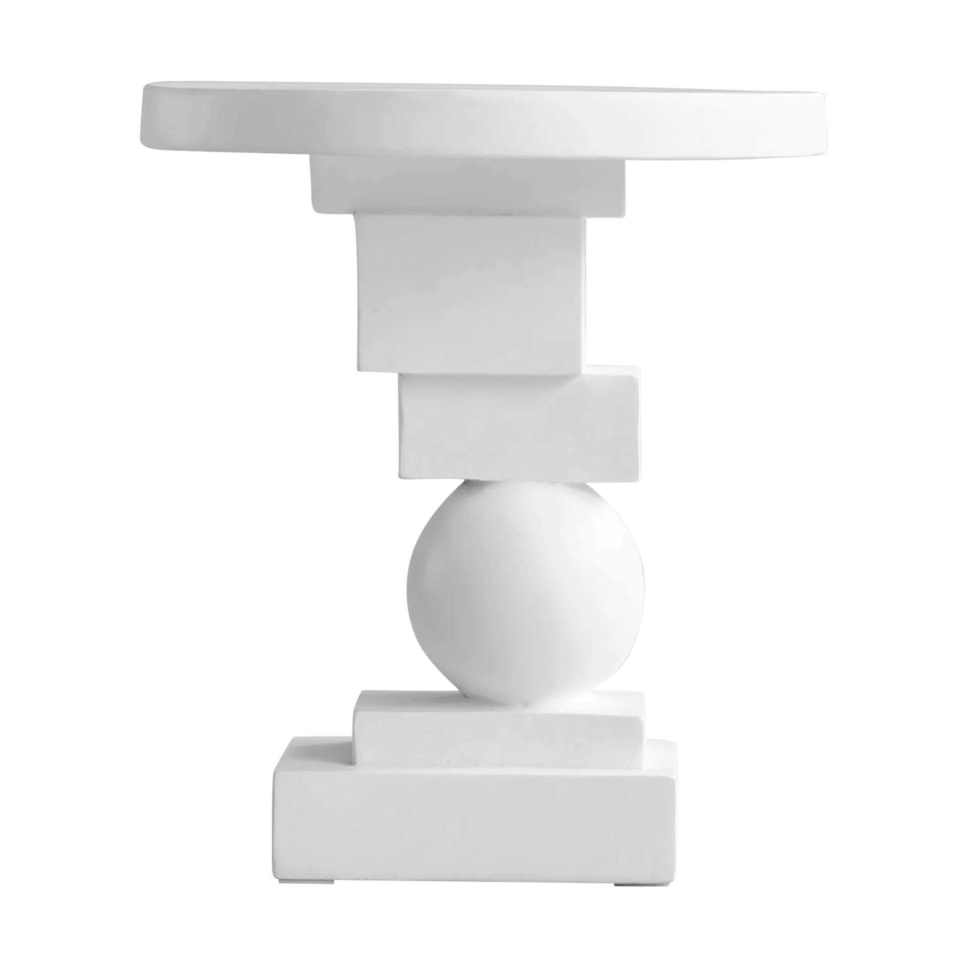 Artist side table Ø44x50 cm, Bone white 101 Copenhagen