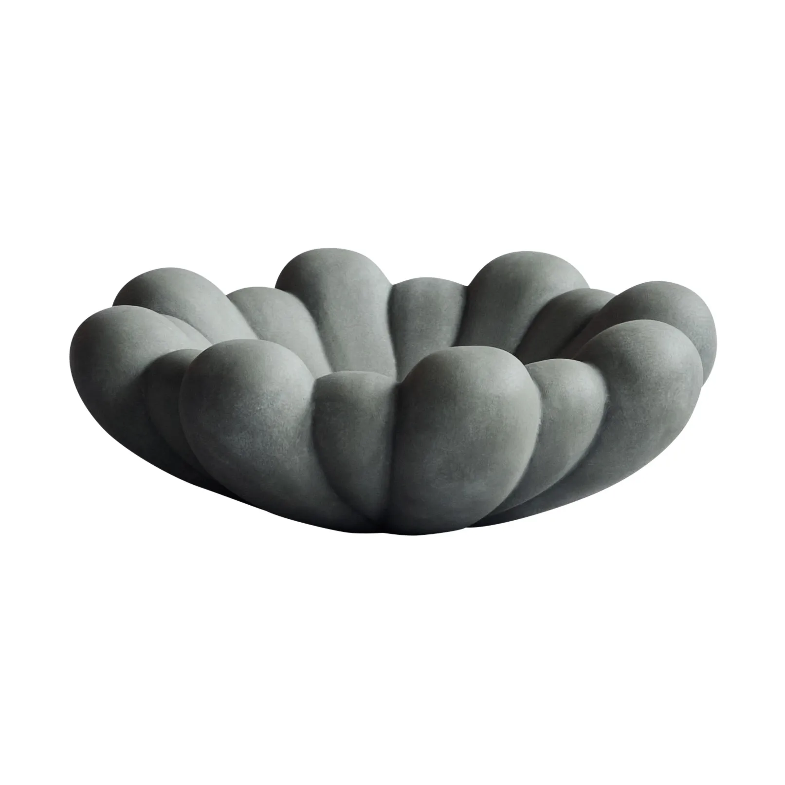 Bloom Tray bowl medium Ø28.5 cm, Dark grey 101 Copenhagen