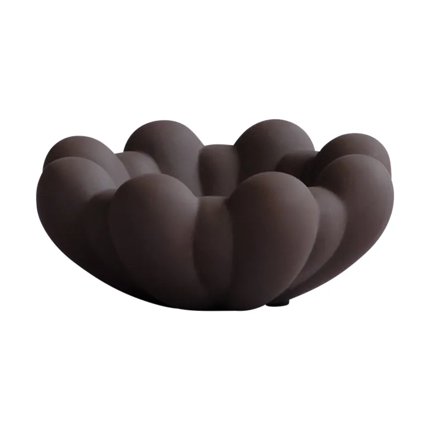 Bloom tray bowl mini, Chocolate brown 101 Copenhagen