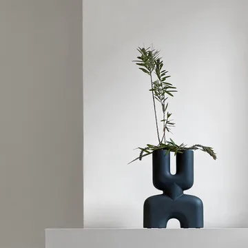 Cobra Double Mini vase 22x28 cm - Black - 101 Copenhagen
