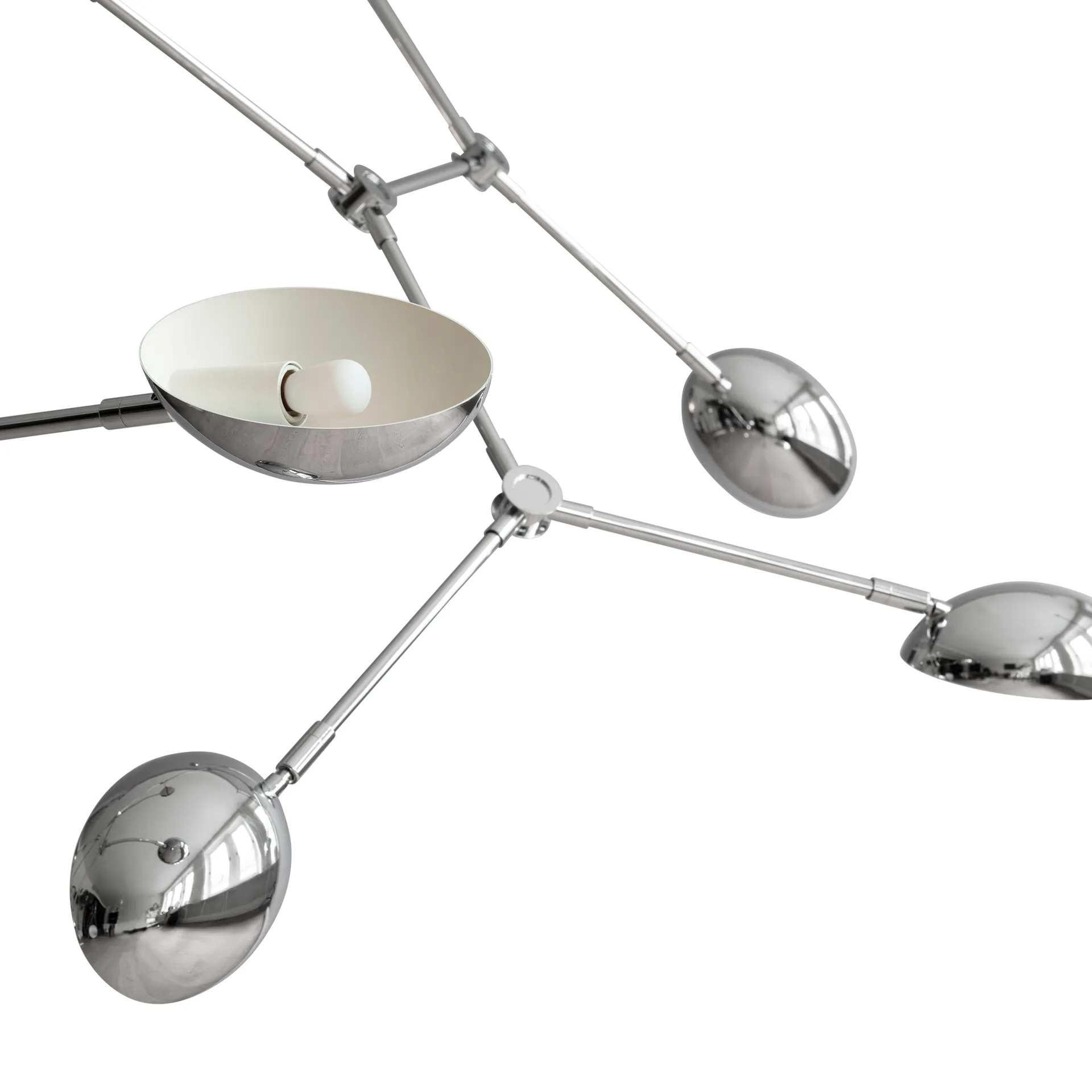 Drop Chandelier chandelier, Chrome 101 Copenhagen