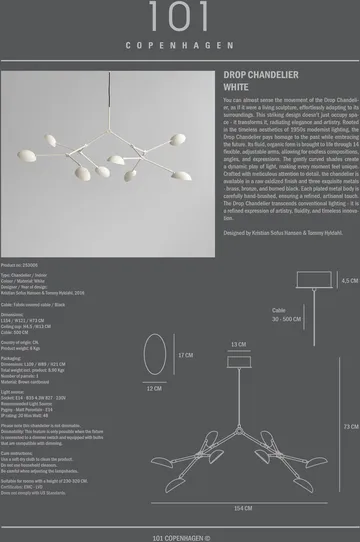 Drop Chandelier chandelier - White - 101 Copenhagen