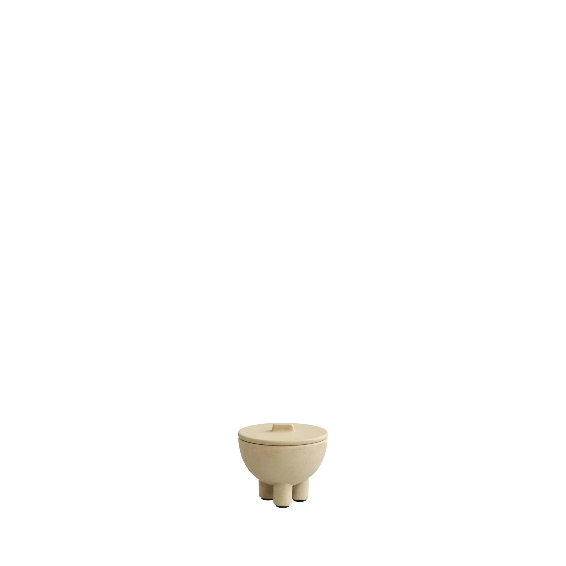 Duck bowl with lid mini, Sand 101 Copenhagen