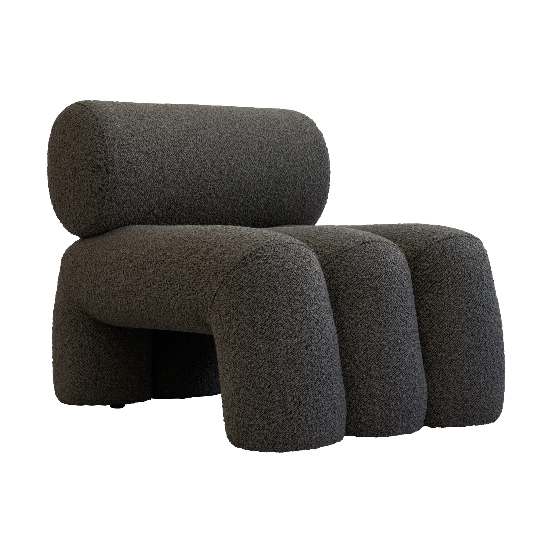 Foku Chair lounge chair, Deep taupe 101 Copenhagen