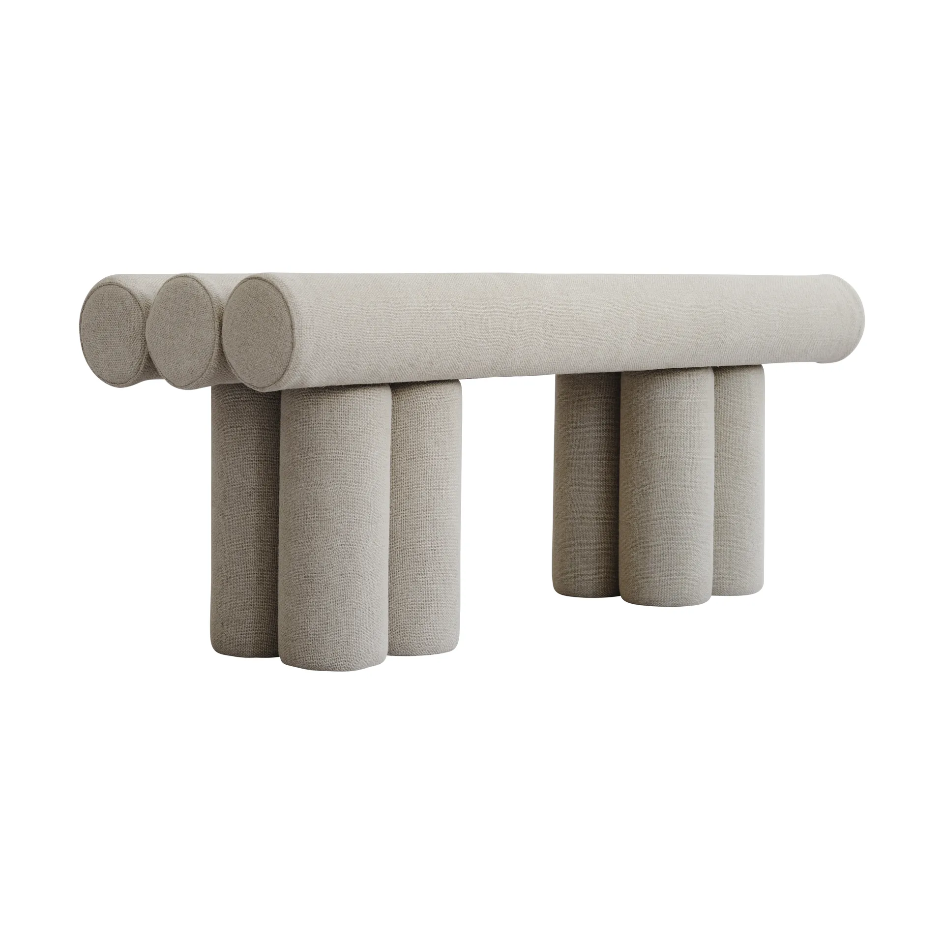 Hiro bench with seat, Linen 101 Copenhagen