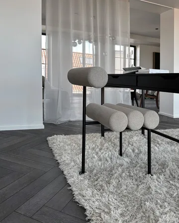 Hiro dining chair - Black frame-Sand - 101 Copenhagen