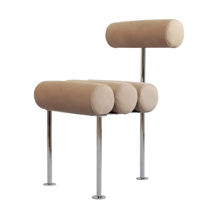 Hiro dining chair - Stainless steel-nubuck - 101 Copenhagen