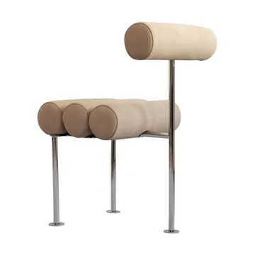 Hiro dining chair - Stainless steel-nubuck - 101 Copenhagen