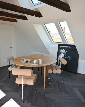 Hiro dining chair - Stainless steel-nubuck - 101 Copenhagen