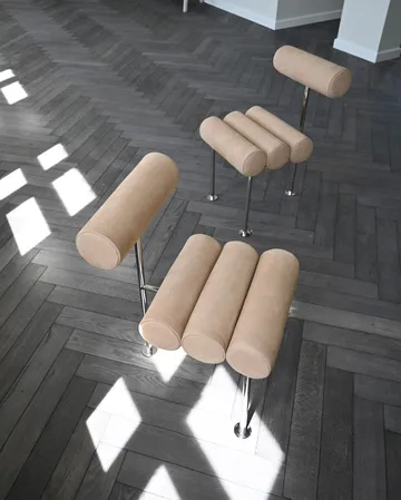 Hiro dining chair - Stainless steel-nubuck - 101 Copenhagen