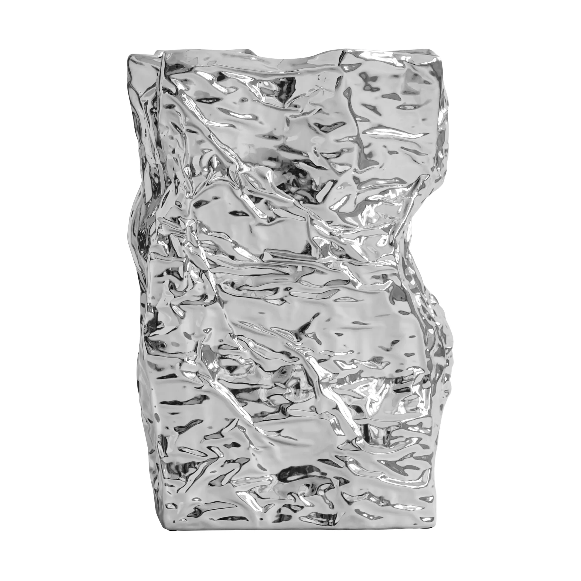 Kami vase big 49,5x35 cm, Chrome 101 Copenhagen