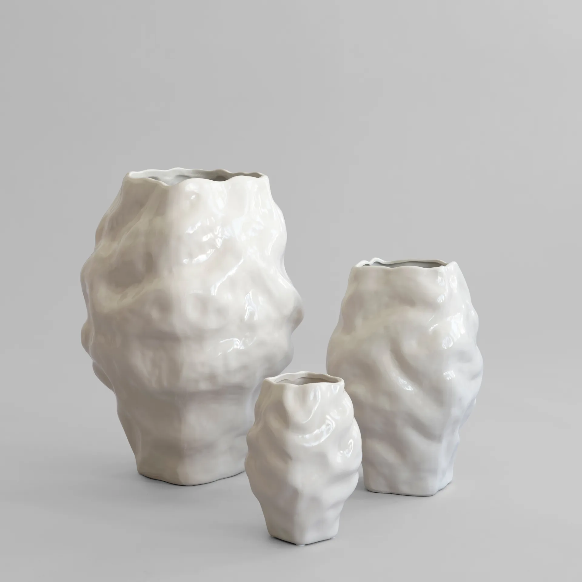 Katachi vase mini, High glaze birch 101 Copenhagen