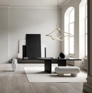 Kumo Chandelier Big chandelier - Brass - 101 Copenhagen