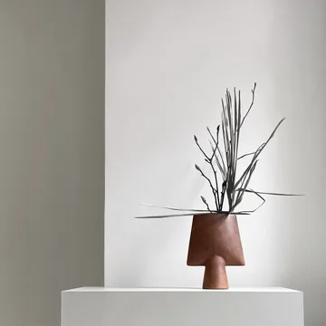 Sphere square vase mini - Terracotta - 101 Copenhagen
