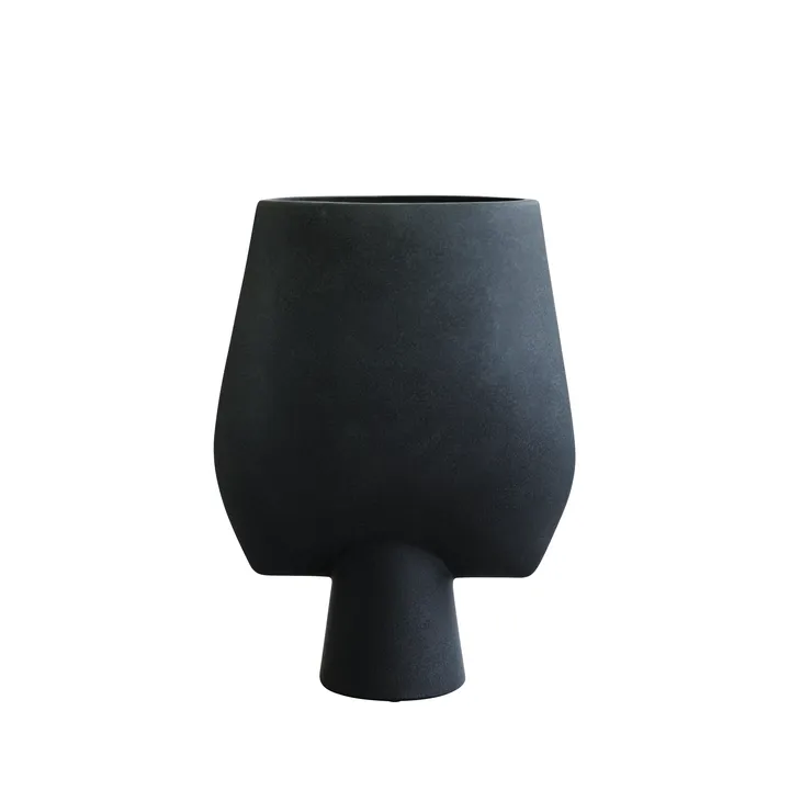 Sphere vase square Big Ø33 cm - Black - 101 Copenhagen