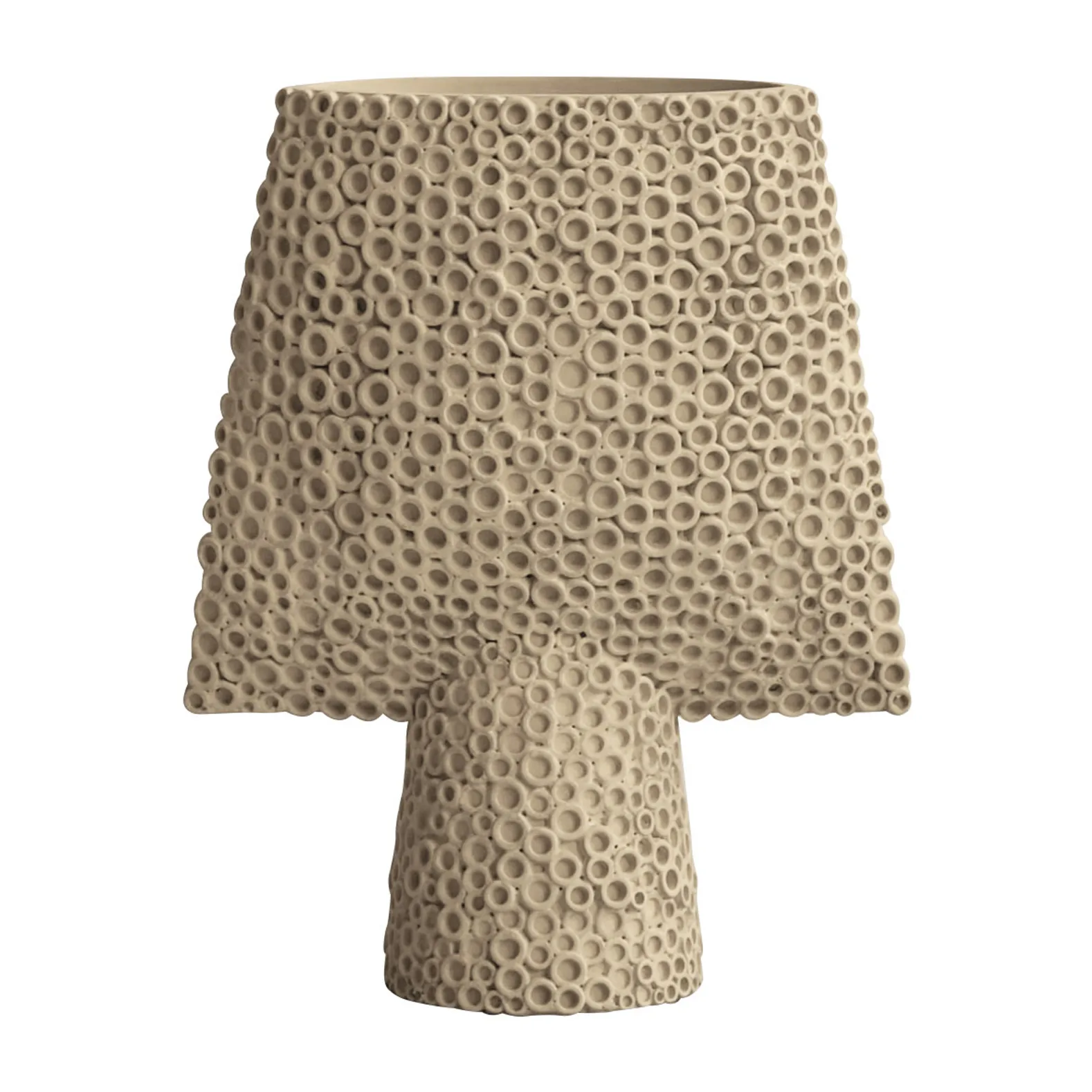 Sphere vase Square Shisen mini 25 cm, Sand 101 Copenhagen