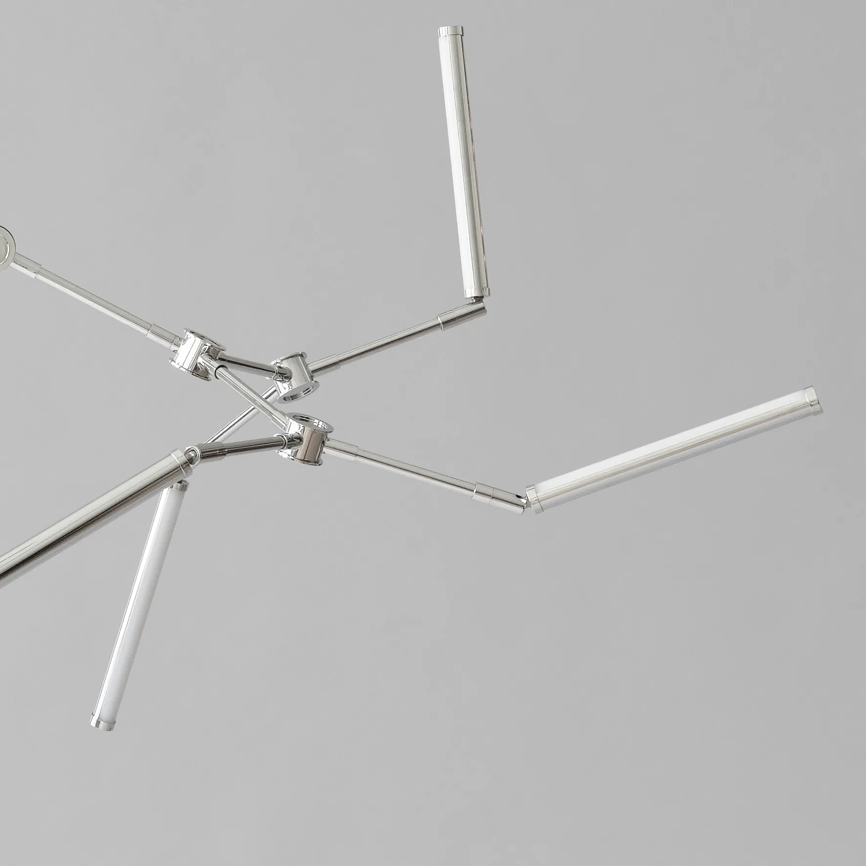 Stick chandelier ceiling crown mini, Chrome 101 Copenhagen