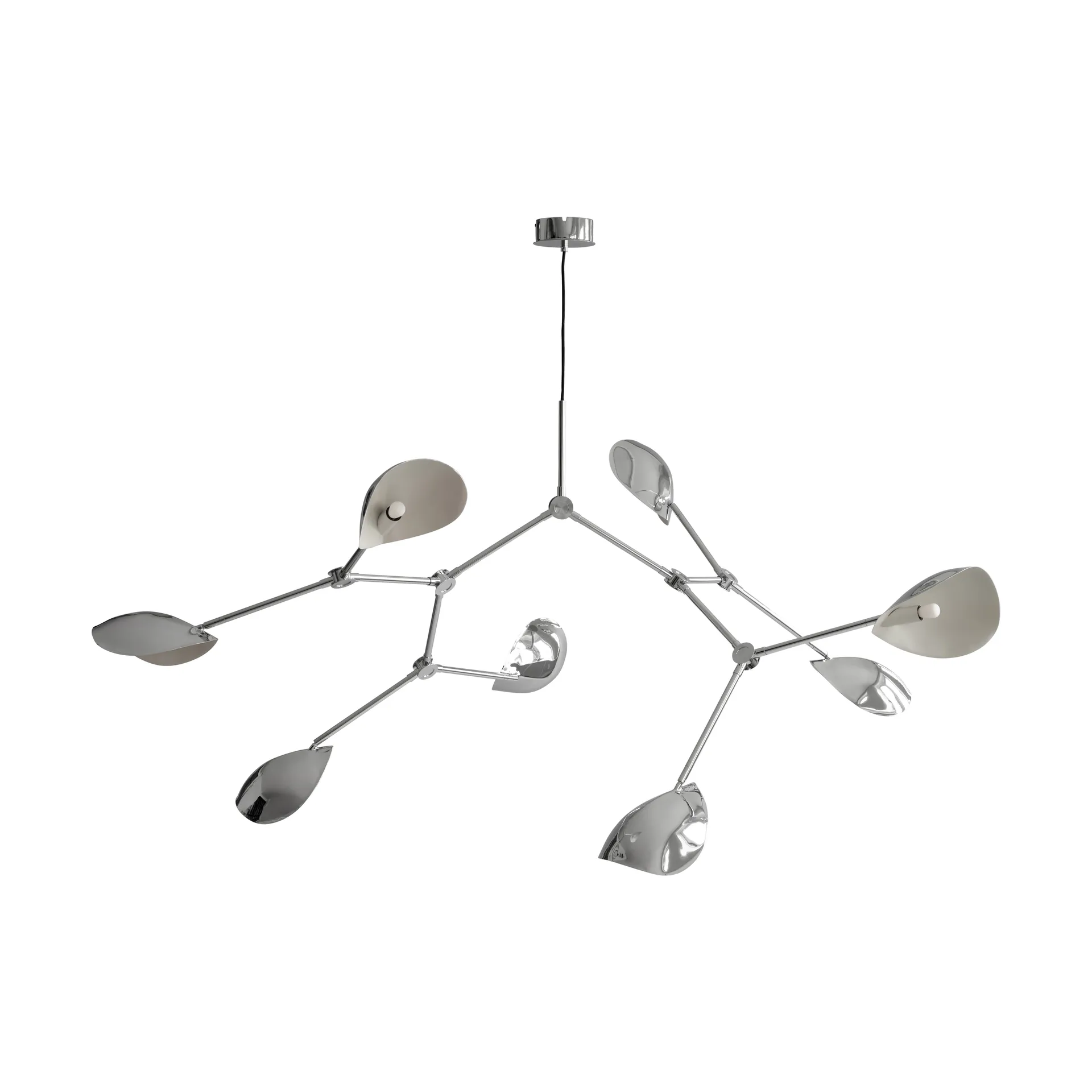 Stingray chandelier Grande, Chrome 101 Copenhagen