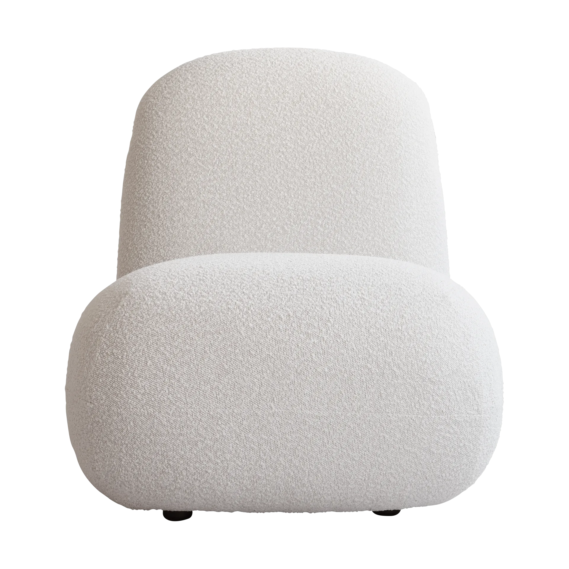 Toe Chair Flat armchair 92x75 cm, Bouclé 101 Copenhagen