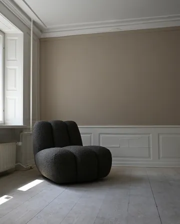 Toe lounge chair bouclé - Deep taupe - 101 Copenhagen