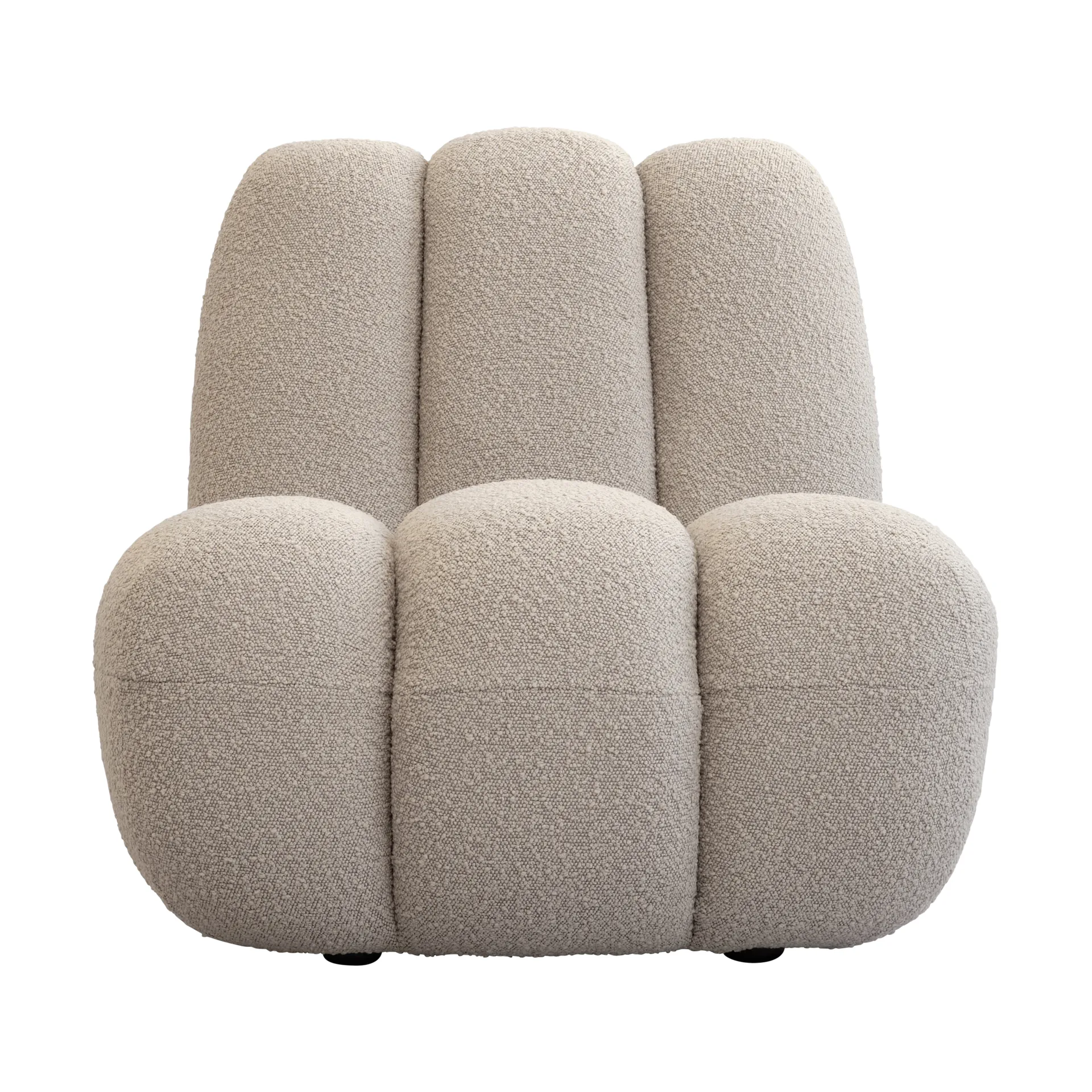 Toe lounge chair bouclé, Smoked sand 101 Copenhagen