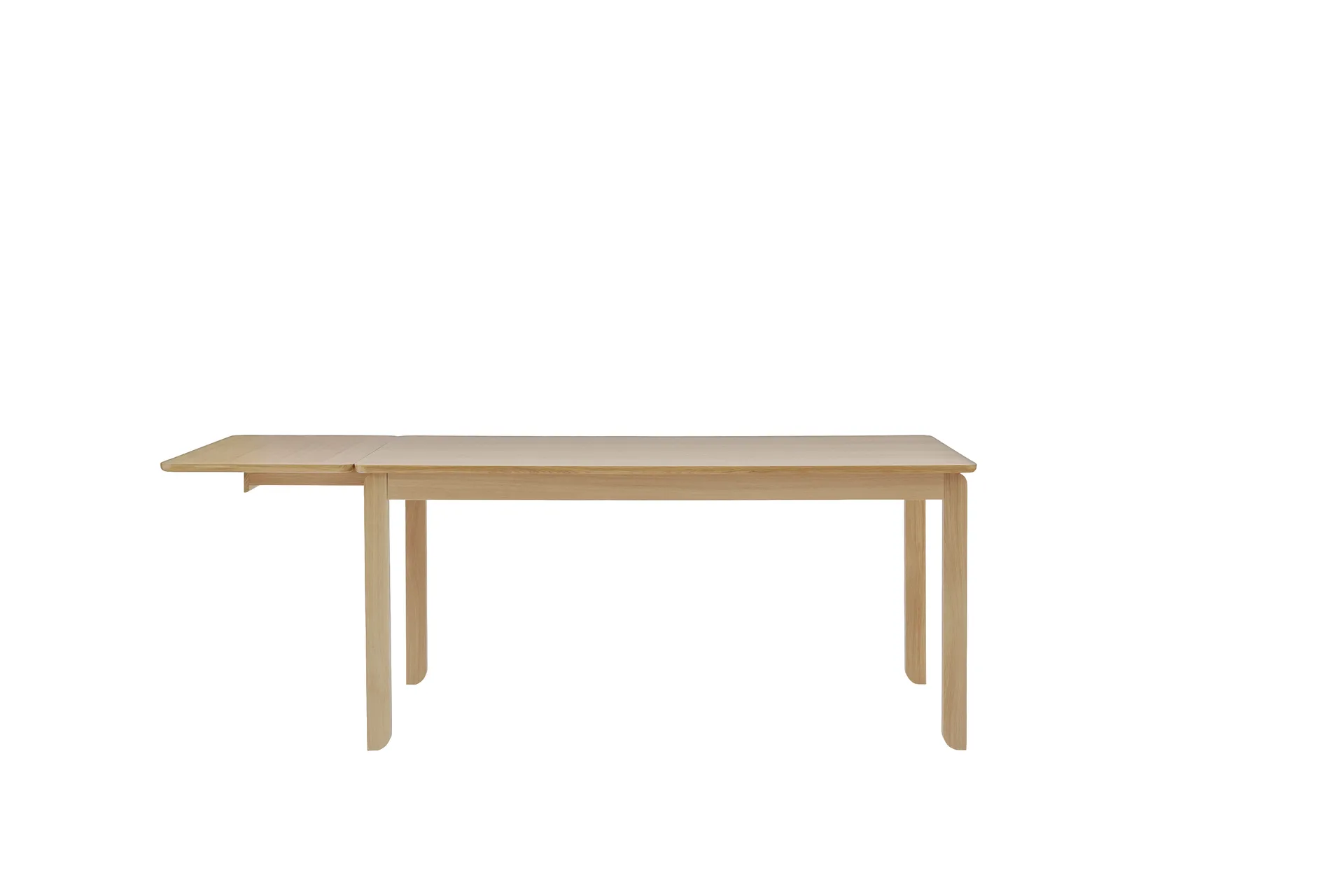 Alfred dining table, White pigmented oak, 90x160 cm 1898
