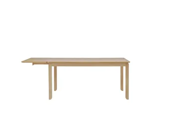 Alfred dining table - White pigmented oak, 90x160 cm - 1898