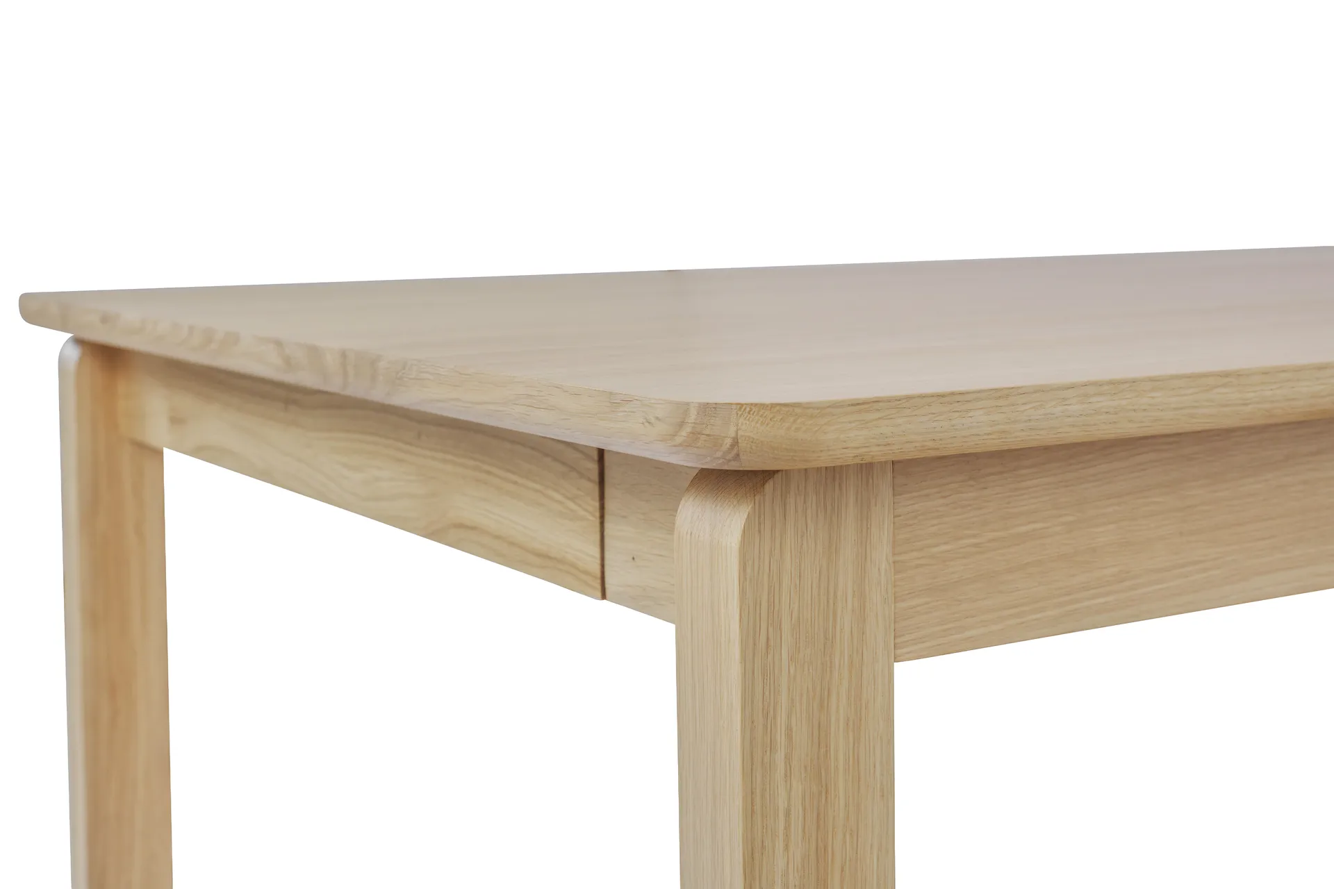 Alfred dining table, White pigmented oak, 90x160 cm 1898