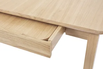 Alfred dining table - White pigmented oak, 90x220 cm - 1898