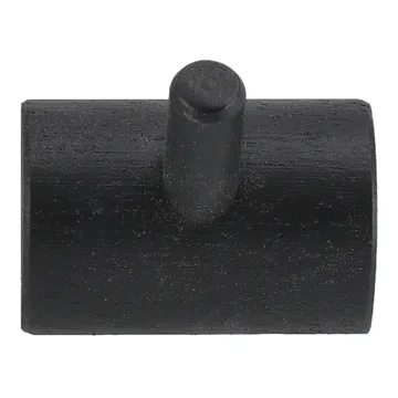 Allsarp hook rack 1 hook - Black-painted birch - 1898