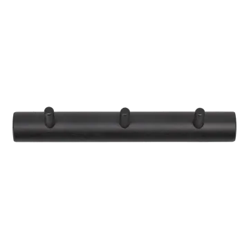 Allsarp hook rack 3 hooks - Black-painted birch - 1898