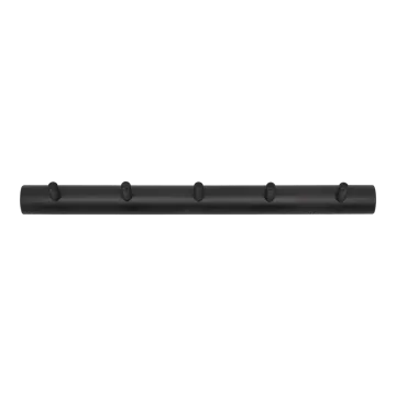 Allsarp hook rack 5 hooks - Black-painted birch - 1898