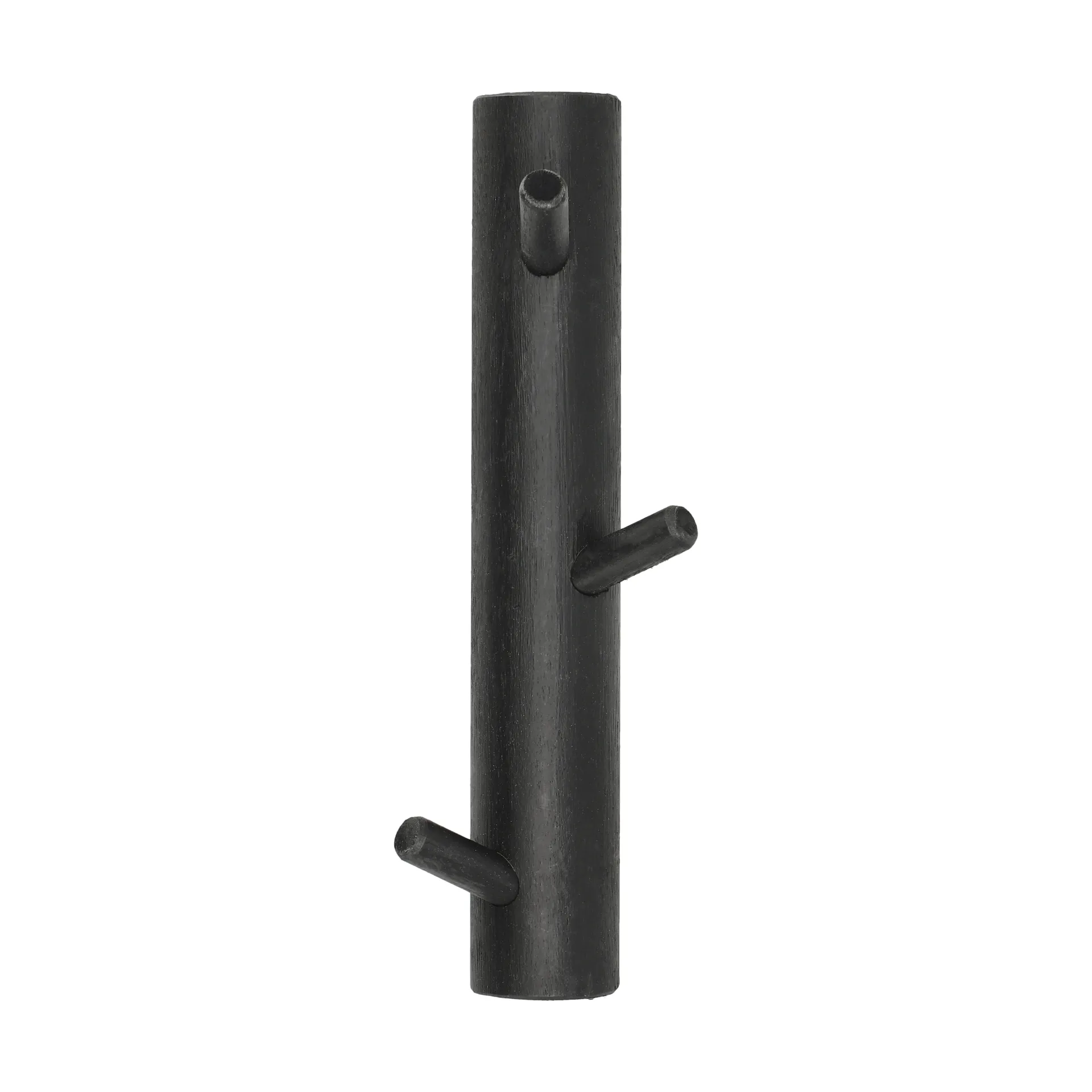Allsarp vertical coat rack, 3 hooks, Black painted birch 1898
