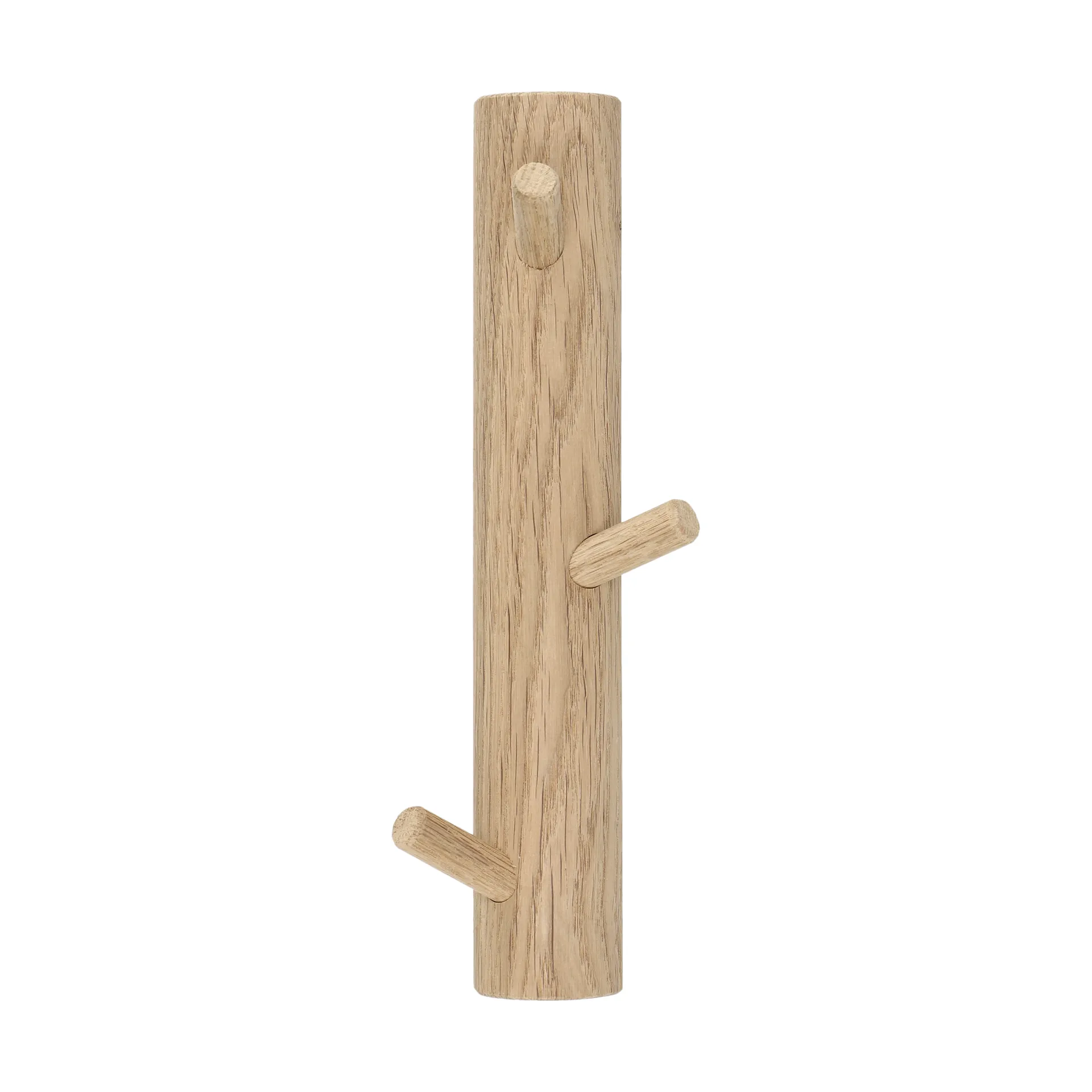 Allsarp vertical coat rack, 3 hooks, Oak 1898