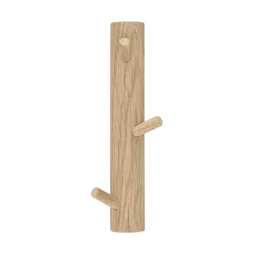 Allsarp vertical coat rack, 3 hooks - Oak - 1898