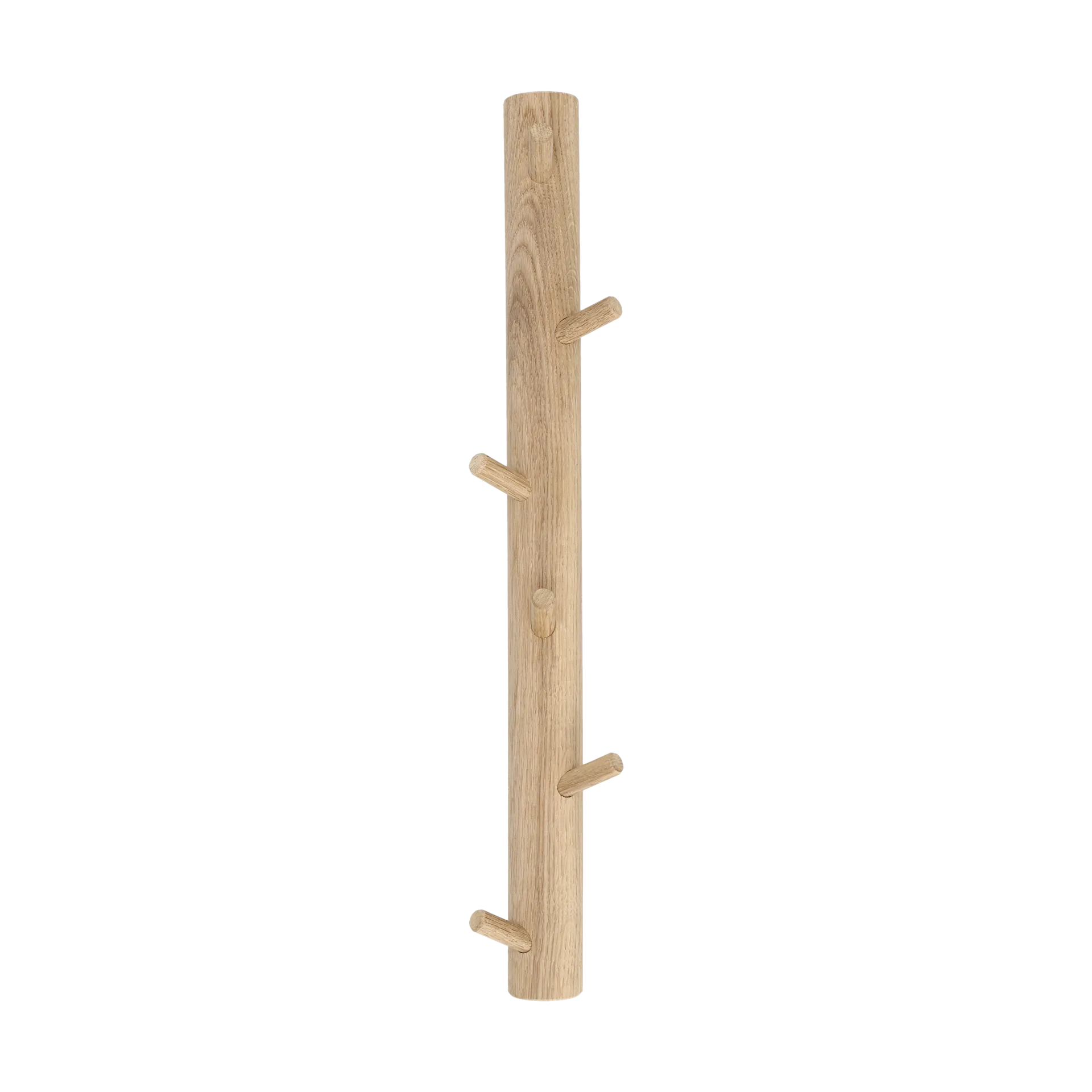 Allsarp vertical coat rack, 6 hooks, Oak 1898