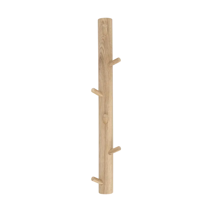 Allsarp vertical coat rack, 6 hooks - Oak - 1898