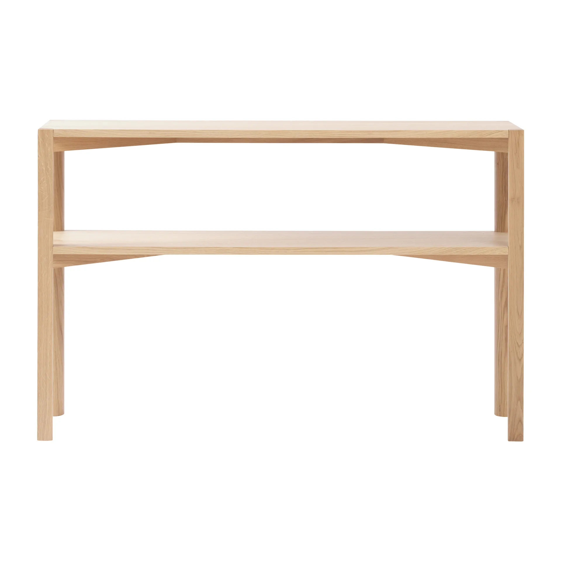 Anton console table 35x125 cm, White pigmented oak 1898