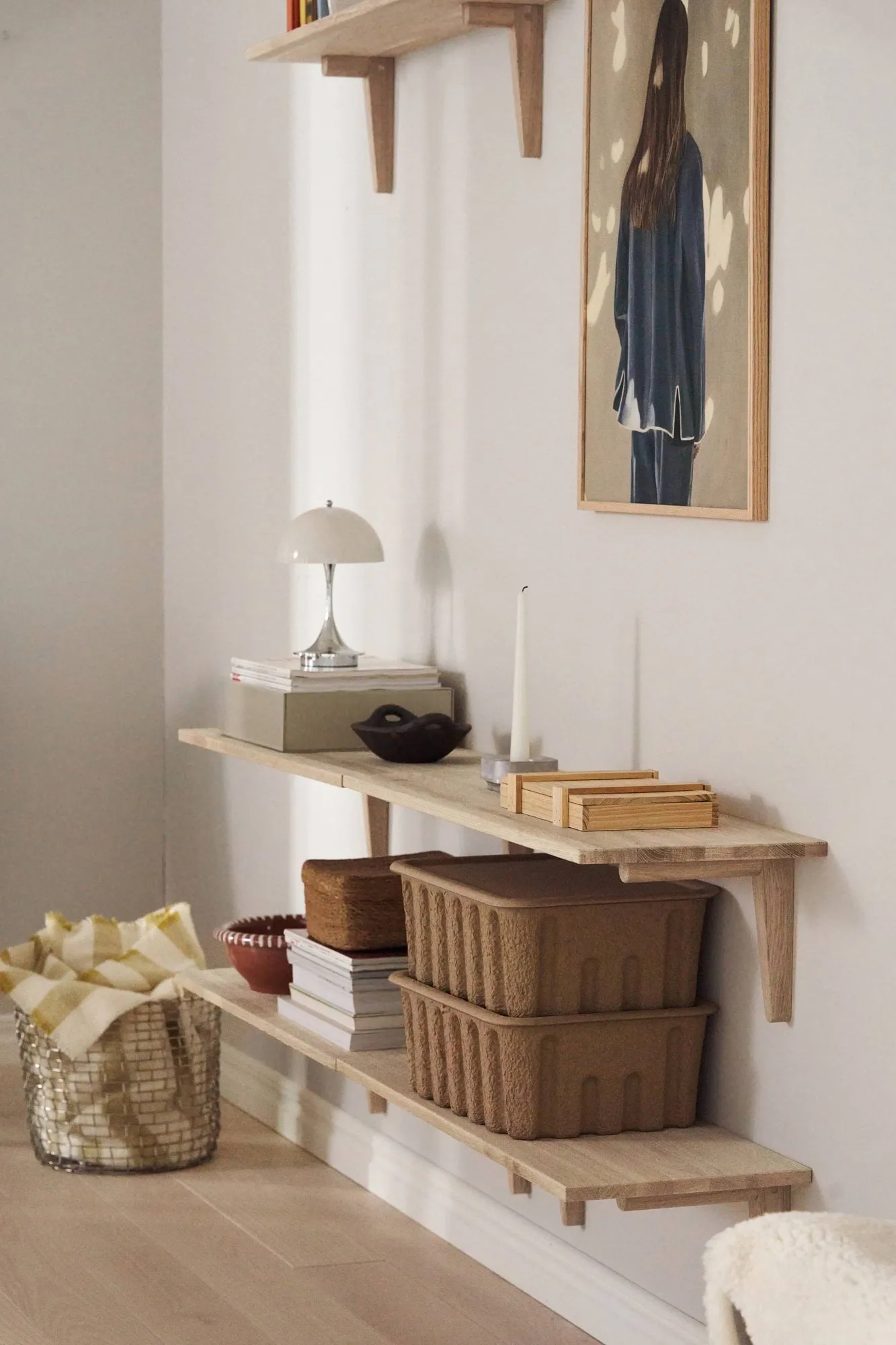 Bäckebo console shelf, Oak, 80x30x30 cm 1898