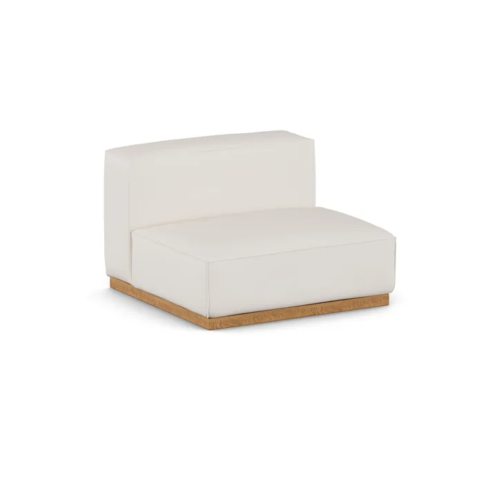 Bergsdal 1.5-seater armchair - Caleido beige 9600-Oak-stained ash, 1,5-seater - 1898