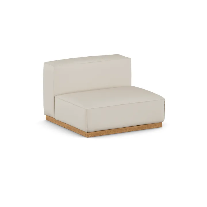 Bergsdal 1.5-seater armchair - Jump beige 1956-Oak-stained ash, 1,5-seater - 1898