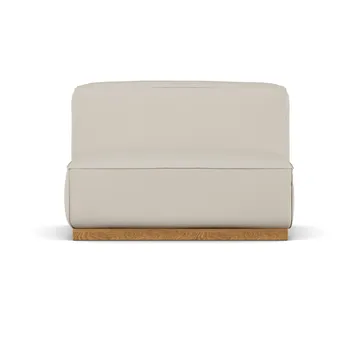 Bergsdal 1.5-seater armchair - Jump beige 1956-Oak-stained ash, 1,5-seater - 1898