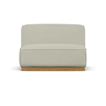 Bergsdal 1.5-seater armchair - Luisa beige 3981-Oak-stained ash, 1,5-seater - 1898