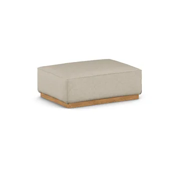 Bergsdal footstool - Bern beige 0341-Oak-stained ash - 1898