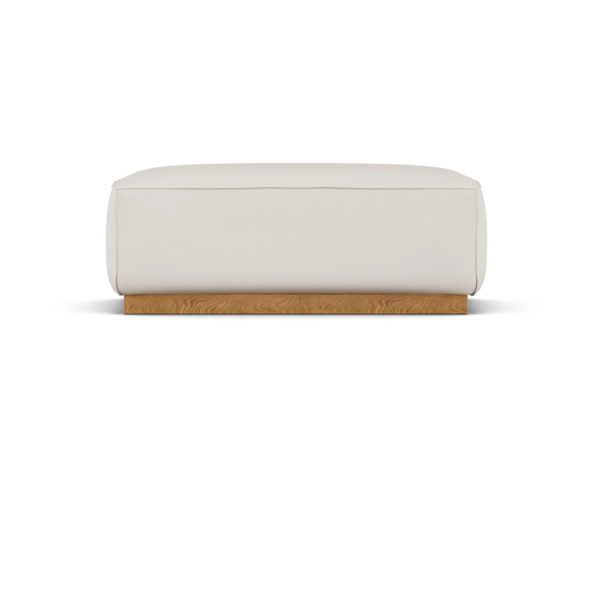 Bergsdal footstool, Caleido beige 9600-Oak-stained ash 1898