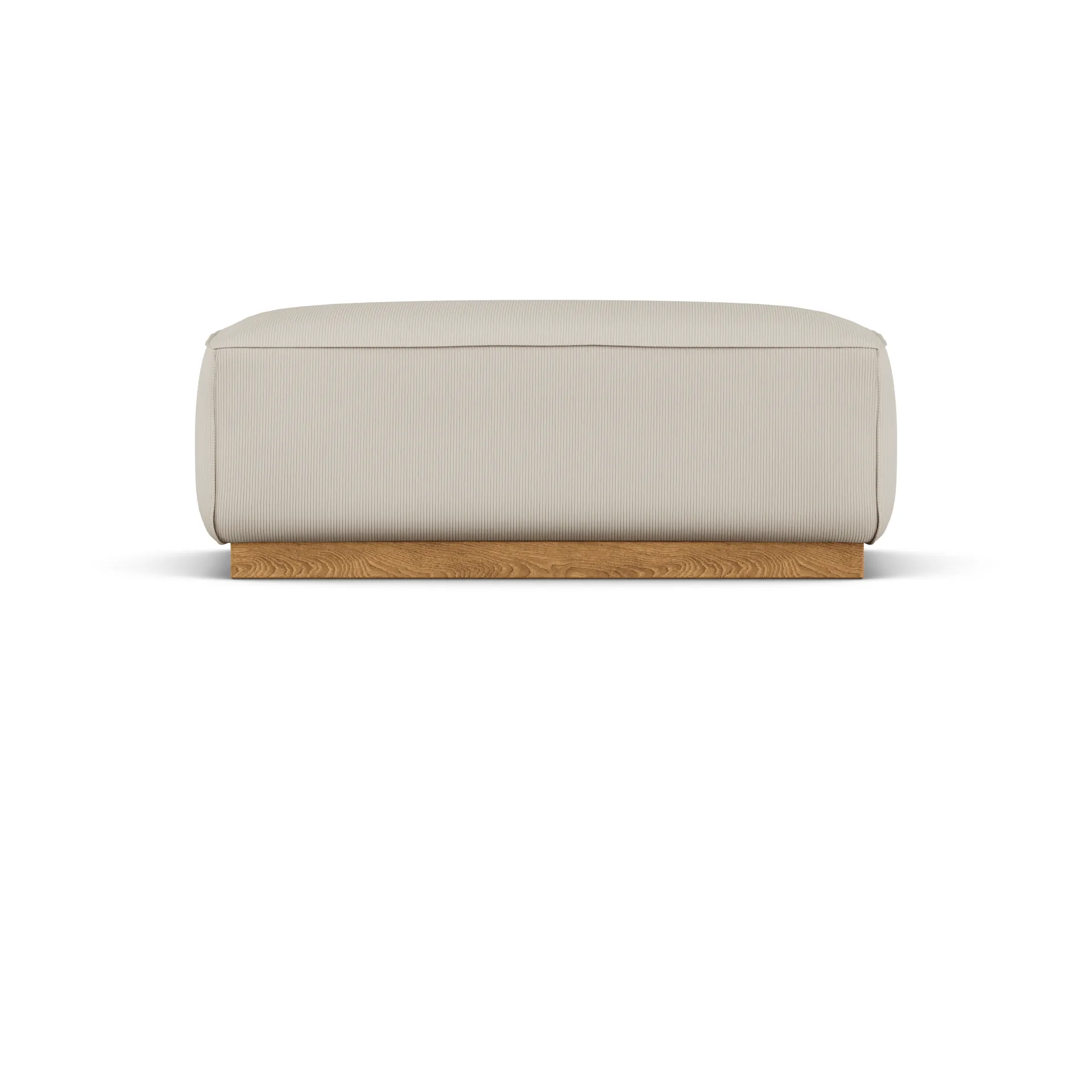 Bergsdal footstool, Jump beige 1956-Oak-stained ash 1898