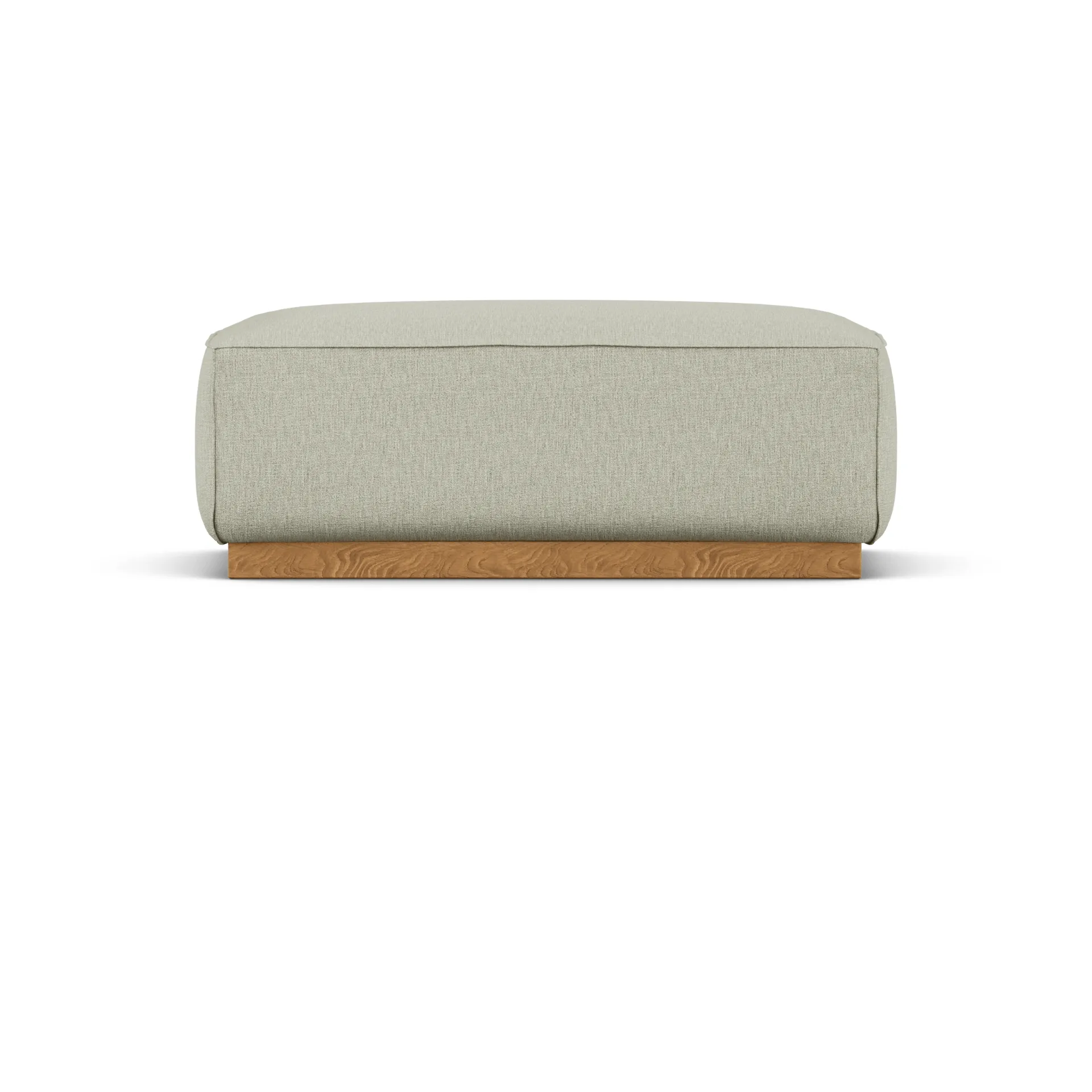 Bergsdal footstool, Luisa beige 3981-Oak-stained ash 1898