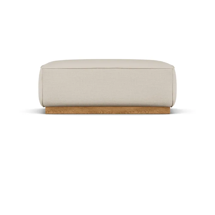 Bergsdal footstool - Same Beige 6670-oak stained - 1898