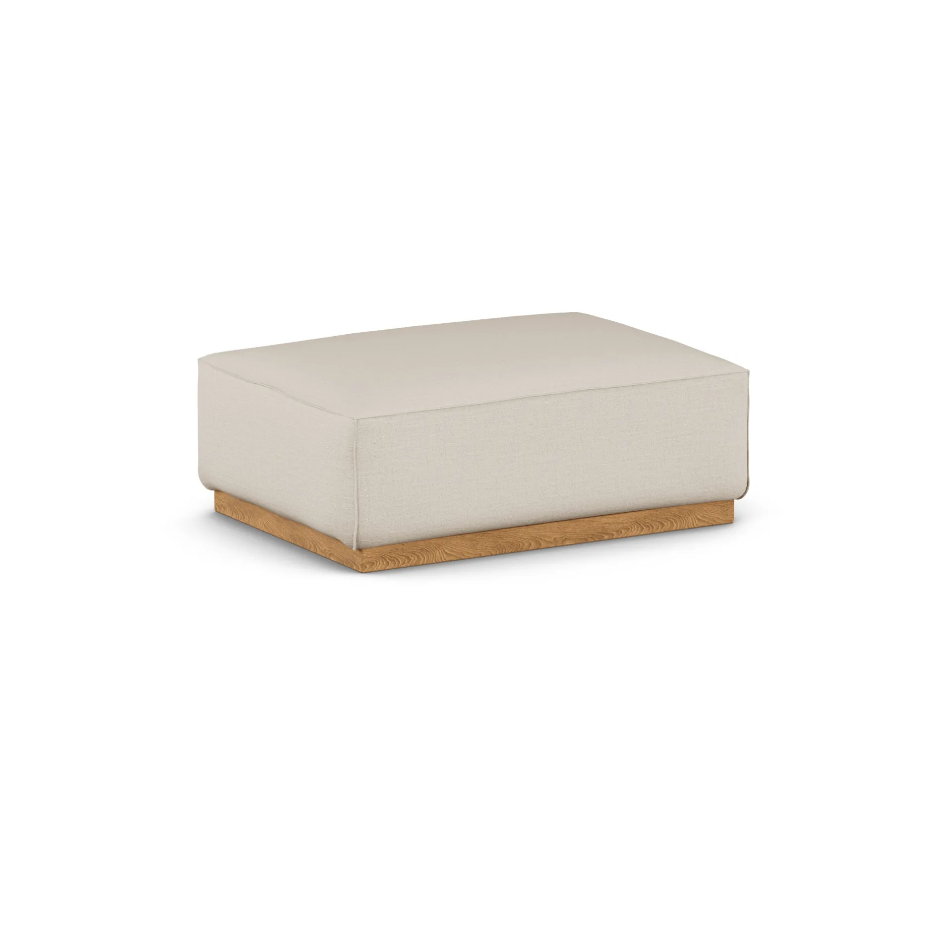 Bergsdal footstool, Same Beige 6670-oak stained 1898