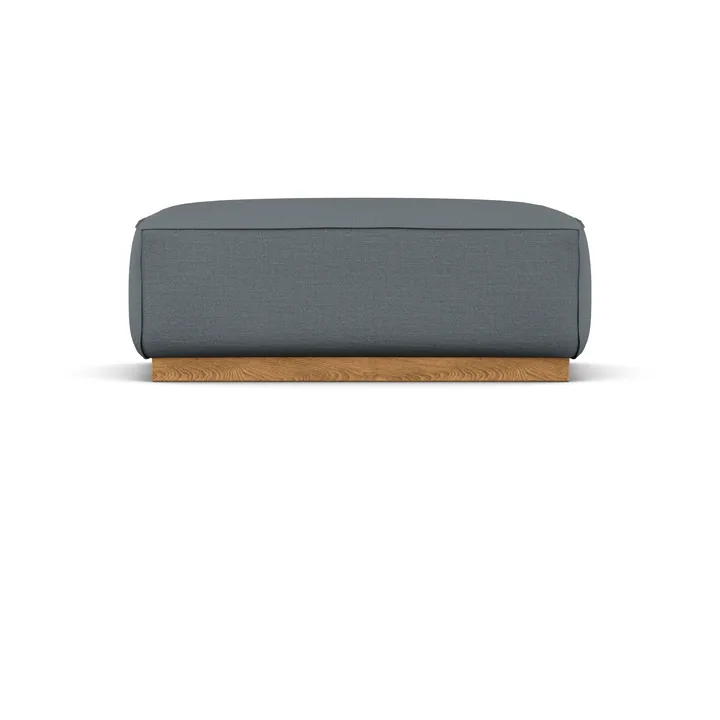 Bergsdal footstool - Same Blue 6678-oak stained - 1898